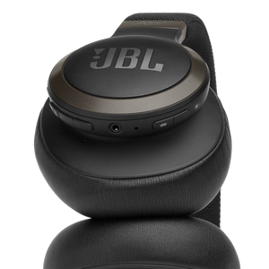 JBL Live 650BTNC - Black - Wireless Over-Ear Noise-Cancelling Headphones - Detailshot 2